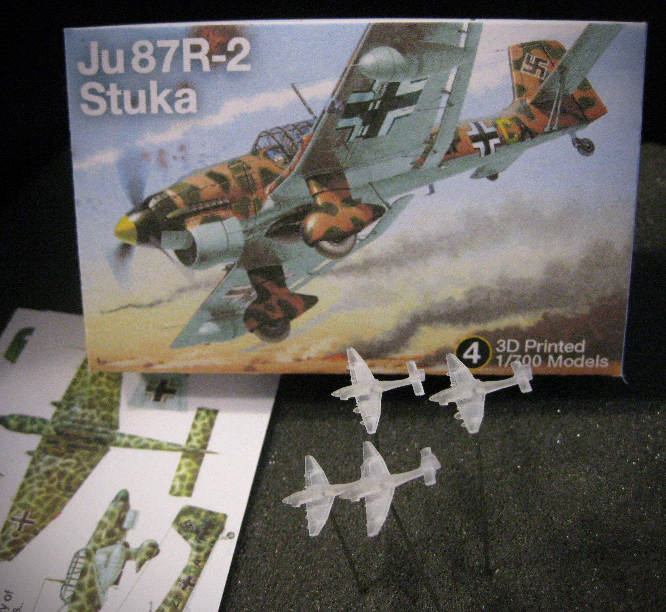 1/700 Junkers Ju 87R Stuka (x4)
