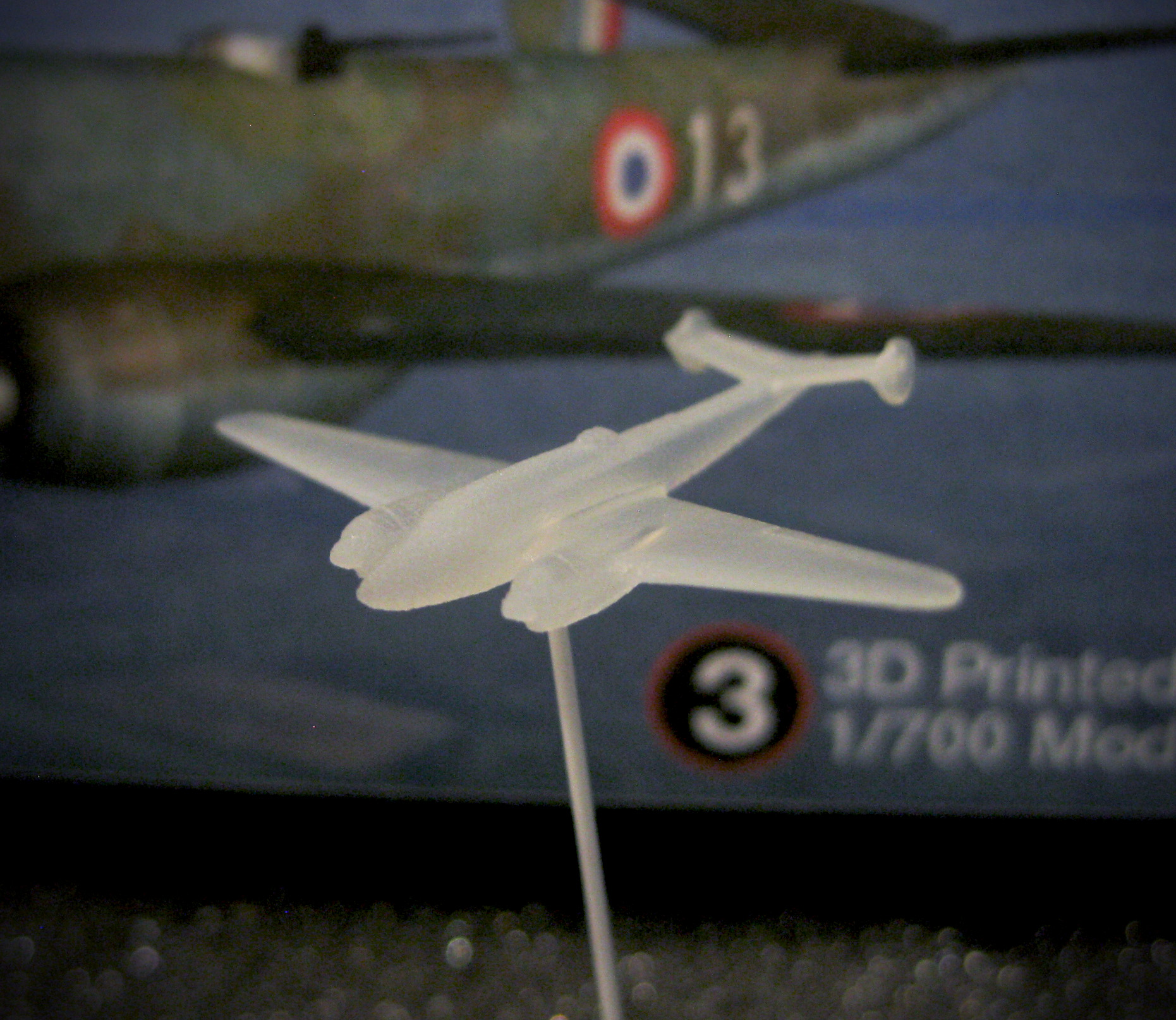 1/700 Loiré et Olivier LeO 451 Medium Bomber - (x3) 3D Printed