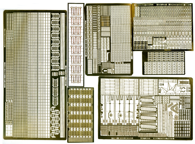 TOM's 1/350 Titanic full railing detail set 3511 x