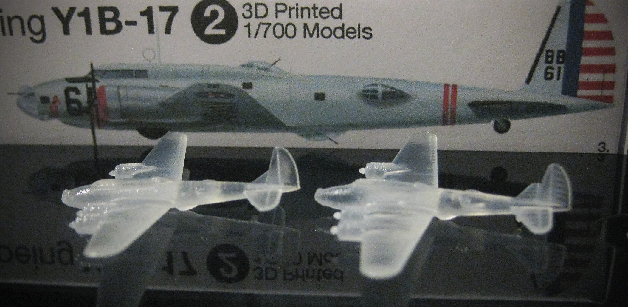 1/700 Boeing YB-17A Fortress (x2)