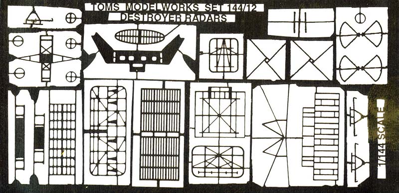 #144-12 DESTROYER RADARS