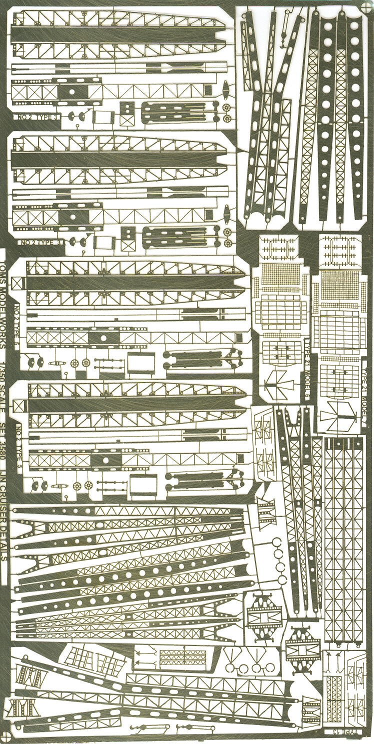 #3580 IJN LIGHT & HEAVY CRUISER DETAILS