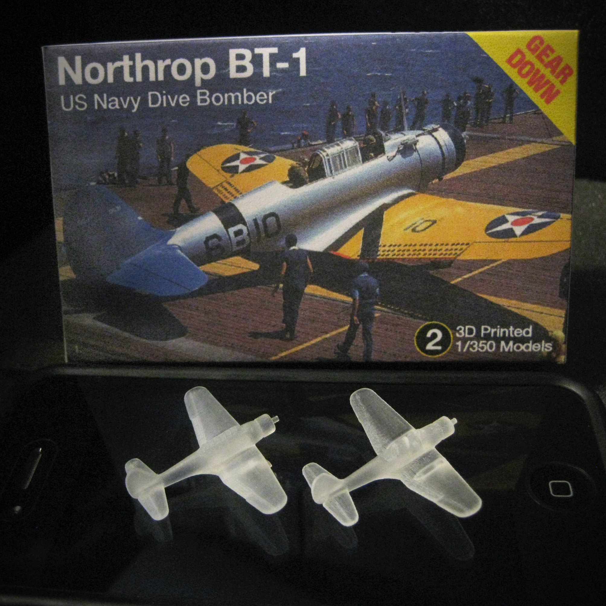 1/350 Northrop BT-1 US Navy Pre-War Dive Bomber - (x2)
