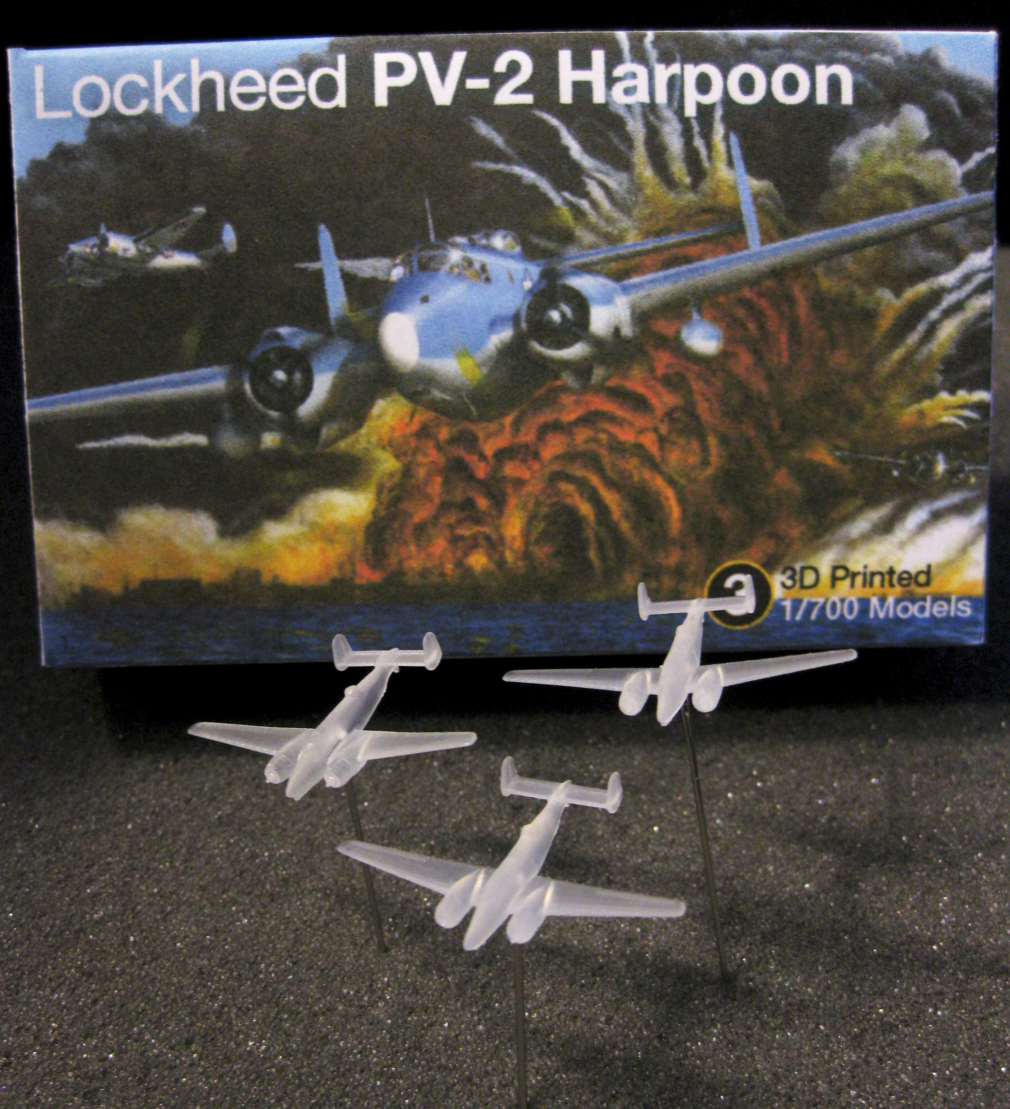 1/700 Lockheed PV-2 Harpoon Patrol Bomber - (x3) 3D Printed