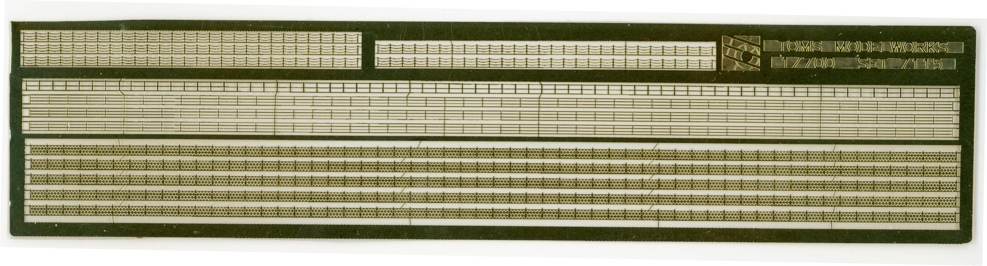 7115 USN Carrier Railings