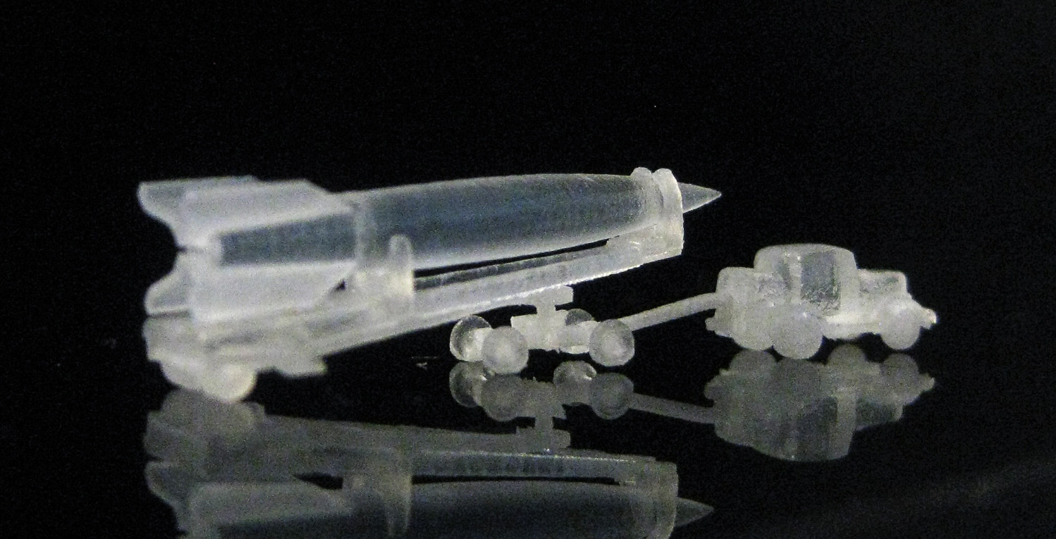 1/700 V-2 w/Hannomag SS-100 & Meillerwagen (x2)